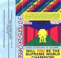 3-D Monster Chase ZX Spectrum US box art
